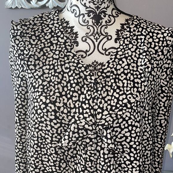 Ann Taylor ruffled Blouse - Picture 2 of 4